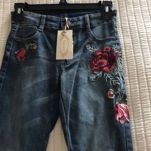 Kids MIA JOY jeans with embroidery